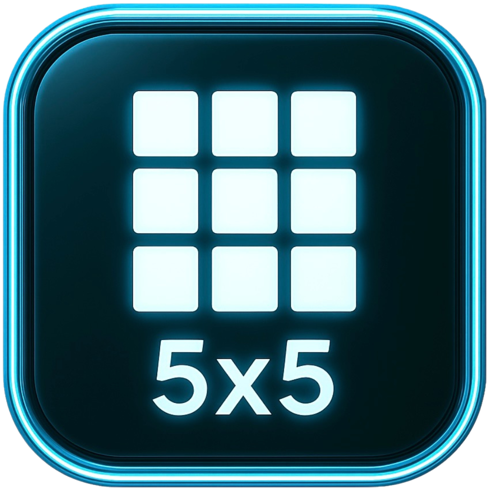5×5